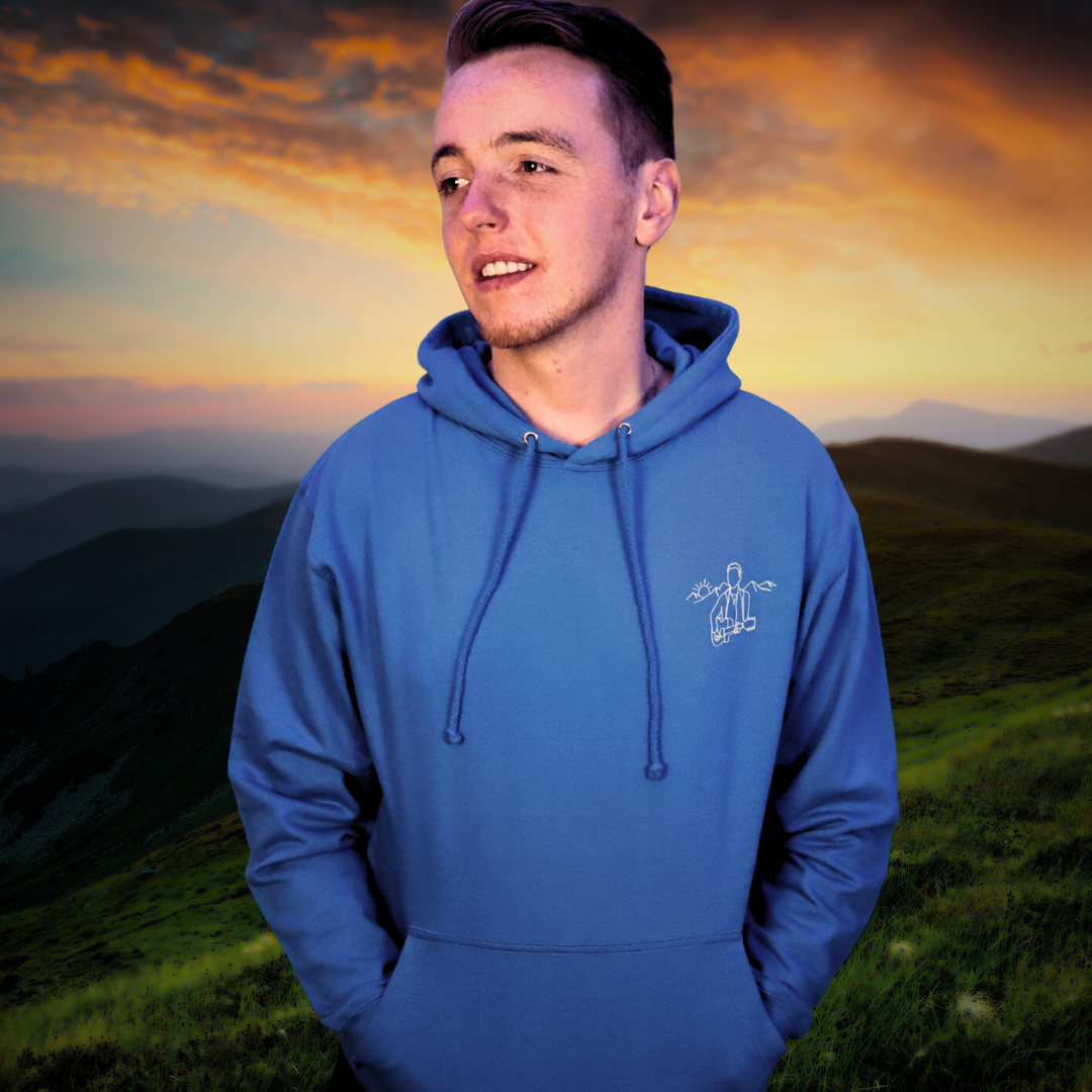 Blue Hoodie - Inner Demons Sunset -  UK
