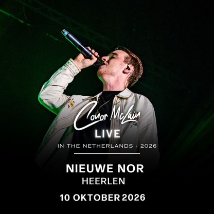 Conor McLain Show Ticket - 10/10 Heerlen - Nieuwe Nor