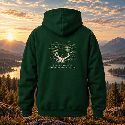 Irish Green Hoodie - Never too late