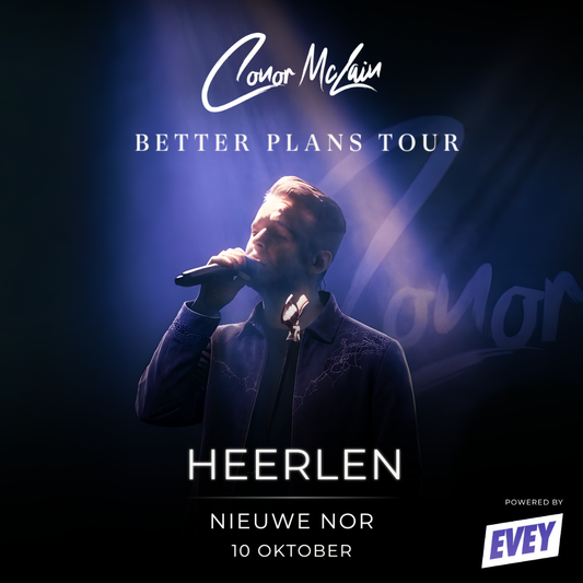 Conor McLain Show Ticket - 10/10 Heerlen - Nieuwe Nor