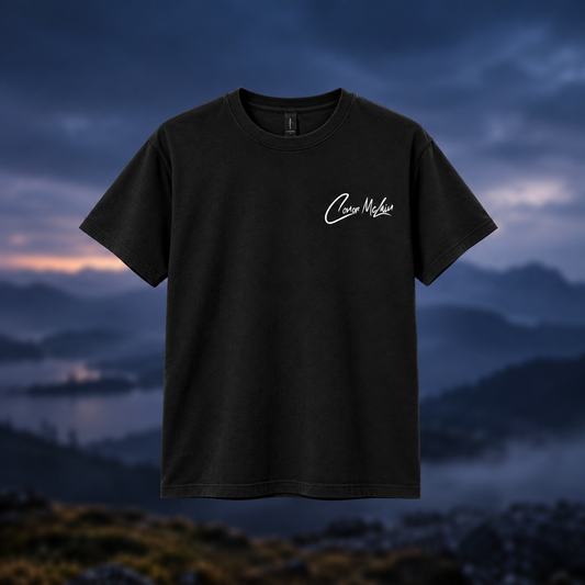 Conor McLain – Signature Logo Tee (Black - Unisex)