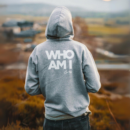 Grey Hoodie - Who Am I